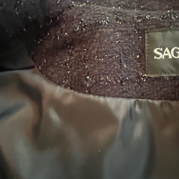 Ladies blazer, black with metallic blend.  Size 12.  Excellent condition. - Picture 5 of 6